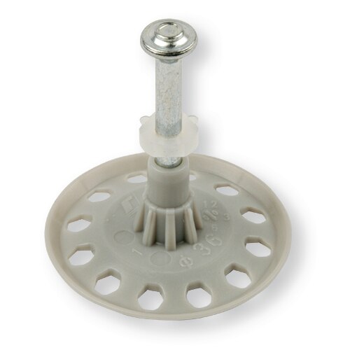 Kopfbolzen mit Zusatzrondelle P8 66-62 mm Kunststoff 